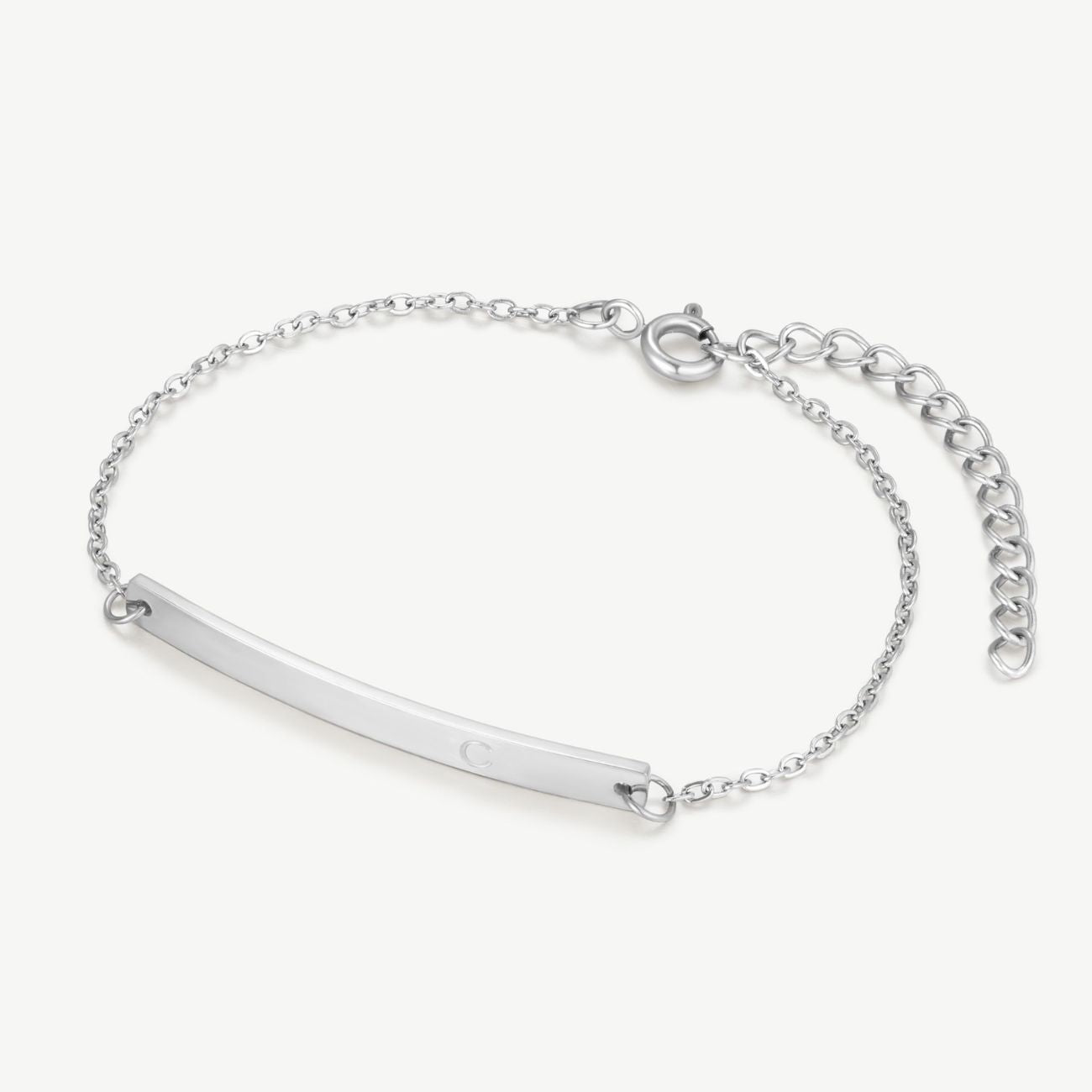 Initialen-Armband, Edelstahl | Armband Nr. 05