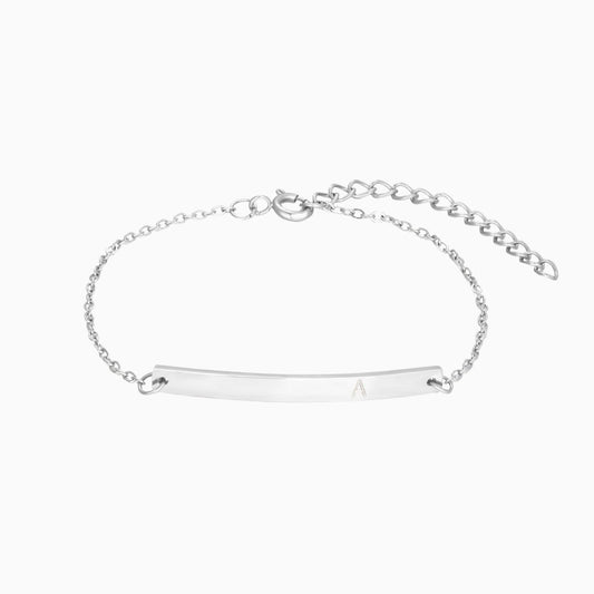Initialen-Armband, Edelstahl | Armband Nr. 05