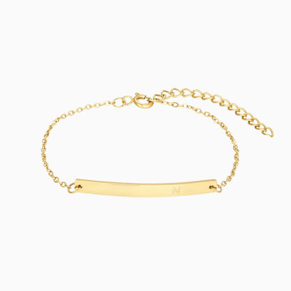 Initialen-Armband, vergoldet | Armband Nr. 04