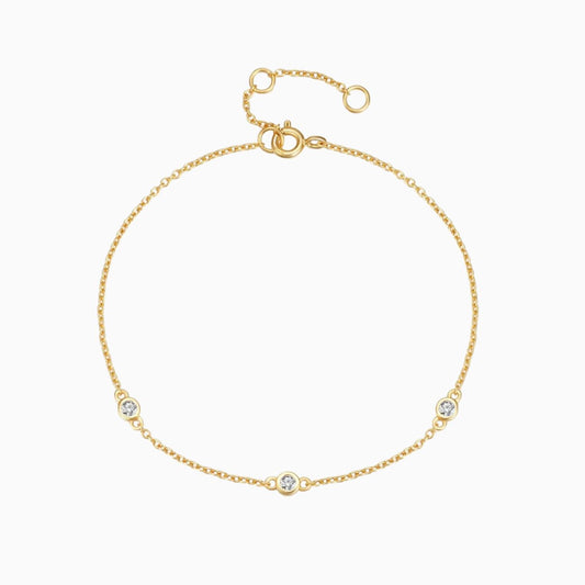 925er Silber, vergoldet | Armband Nr. 01